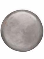 Parts of Four assiette en laiton à fini martelé - Gris