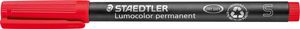 Staedtler Lumocolor 313, OHP-marker, permanent, 0,4 mm, rood