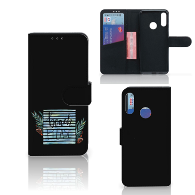 Motorola Moto E6 Plus Leuk Hoesje Boho Beach Motorola Moto E6 Plus Leuk Hoesje Boho Beach