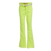 Vingino high waist flared broek Belize Flare neon geel