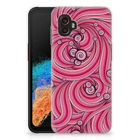 Samsung Galaxy Xcover 6 Pro Hoesje maken Swirl Pink