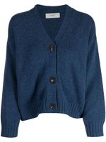 Pringle of Scotland cardigan en cachemire à coupe crop - Bleu - thumbnail