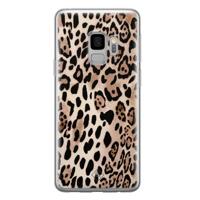 Samsung Galaxy S9 siliconen hoesje - Golden wildcat