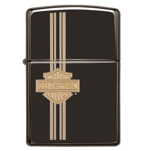 Zippo Aansteker Harley-Davidson Strepen Met Logo