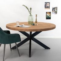 Sohome Eettafel Yannick Rond, 150cm - Hout