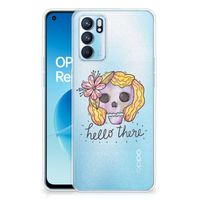 Silicone Back Case OPPO Reno 6 5G Boho Skull - thumbnail