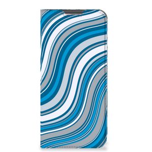 Samsung Galaxy A13 (4G) Hoesje met Magneet Waves Blue