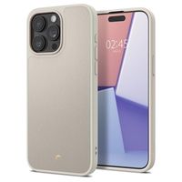 iPhone 15 Pro Spigen Cyrill Kajuk Mag Hybride Hoesje - Crème