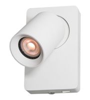 Artdelight Wandlamp Megano 1 lichts wit