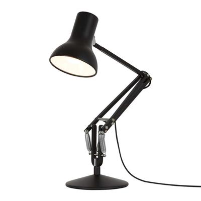 Anglepoise Type 75 Mini Desk Lamp Jet Black Bureaulamp
