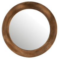 J-Line Spiegel Rond Aluminium Roest 80x80x1