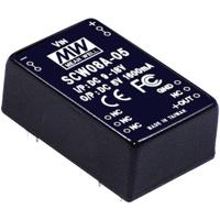 Mean Well SCW08C-12 DC/DC-converter 8 W Aantal uitgangen: 1 x Inhoud 1 stuk(s)