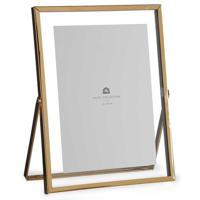 Giftdecor Fotolijstje voor 13 x 18 cm foto - goud - metaal - Modern - frame 18 x 23 cm   -