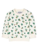 Moschino Kids sweat à motif Teddy Bear - Blanc