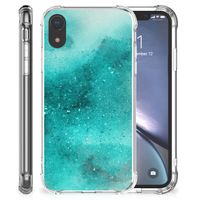 Back Cover Apple iPhone Xr Painting Blue - thumbnail