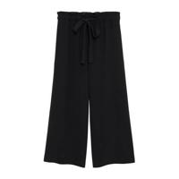 Mango high waist wide leg culotte zwart