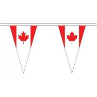 Extra Lange Canada Vlaggenlijnen Van 20 Meter - Feestslingers