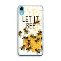 Let it bee: iPhone XR Transparant Hoesje