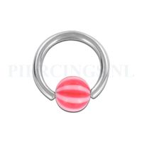 BCR 1.6 mm strandbal roze