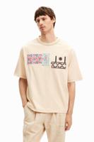 Desigual T-shirt met details - WHITE - S