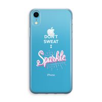 Sparkle quote: iPhone XR Transparant Hoesje - thumbnail