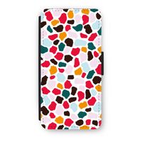 Colored Giraffe: iPhone 8 Flip Hoesje - thumbnail