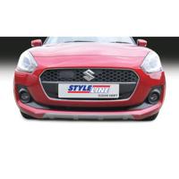 RGM Voorspoiler 'Skid-Plate' Suzuki Swift IV 5-deurs excl. Sport 5/2017- Zilver 'Ribbed' GRFSP188S