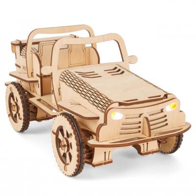 Ecobot houten modelbouw 3D RC Buggy 35 cm iOS 154 delig