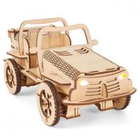 Ecobot houten modelbouw 3D RC Buggy 35 cm iOS 154 delig