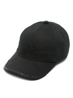 Moncler casquette à logo appliqué - Noir