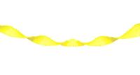 Folat - Neon geel Crepe Papier Slinger - 18 meter