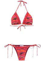 Amir Slama printed swimsuit - Rouge