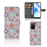 OPPO A16/A16s/A54s Bookcase Tiles Color - thumbnail