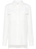 Alberta Ferretti chemise en popeline - Blanc - thumbnail