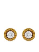 HYT Jewelry puces d'oreilles en or blanc 18ct à diamants - Orange