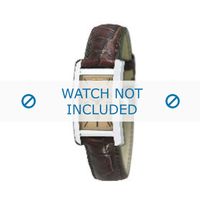 Armani horlogeband AR-0125 Croco leder Bruin 18mm - thumbnail