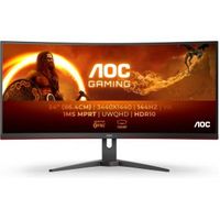 AOC GAMING CU34G2XE/BK 34 Wide Quad HD 144Hz Curved VA Monitor - thumbnail