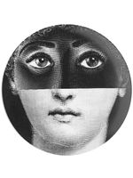 Fornasetti assiette murale Tema e Variazioni N.225 décorée à la main - Noir