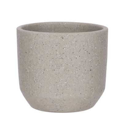 Mica Decorations Bloempot Quinn 18 Cm Keramiek Taupe