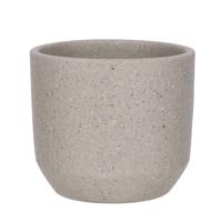 Mica Decorations Bloempot Quinn 18 Cm Keramiek Taupe
