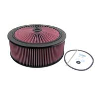 K&N 185mm flens, 14'' diameter, 165 mmHöhe met X-Stream deksel (66-3090) 663090