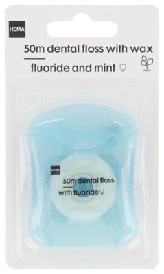 HEMA Flossdraad Met Fluoride 50m HEMA Flossdraad Met Fluoride 50m