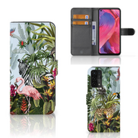 Telefoonhoesje met Pasjes voor OPPO A54 5G | A74 5G | A93 5G Jungle - thumbnail