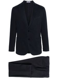 Boglioli stretch-cotton single-breasted suit - Bleu