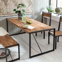 Artistiq Industriële Eettafel Panama - Hout