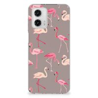 Motorola Moto G73 TPU Hoesje Flamingo - thumbnail