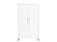 Bopita Lisa 2-deurskast - Wit/Naturel