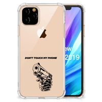 Apple iPhone 11 Pro Anti Shock Case Gun Don't Touch My Phone