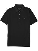 Purple Brand polo en coton piqué - Noir