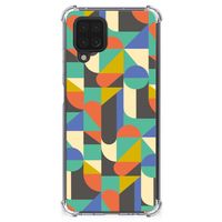 Samsung Galaxy A12 Doorzichtige Silicone Hoesje Funky Retro